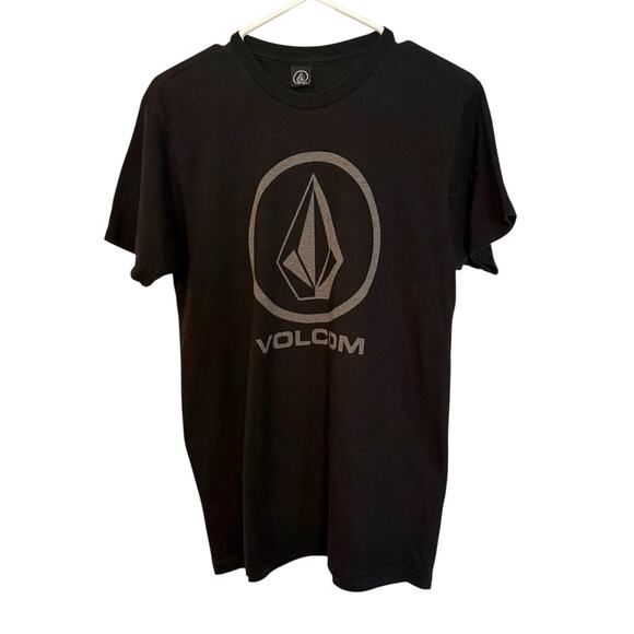 Volcom Shirt Men’s Size M Black Graphic Tee Logo Short Sleeve - Picture 1 of 5